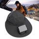 thumbnail image 5 of Sombrero De Ventilador Solar, Gorra De Béisbol Silenciosa, Gris Oscuro, Cómoda, Transpirable, Carga USB Para Pesca, Camping, Actividades Al Aire Libre, 5 of 7