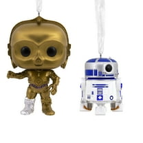 Hallmark Pop! And Buddy C3PO and R2D2 Ornament, 0.06lbs