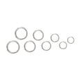 thumbnail image 4 of FONDOTIN 200Pcs Stainless Steel Jump Rings Split Rings for DIY Jewelry and Crafts, 4 of 8