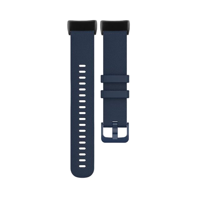 YJD Replacement Silicone Band Fit For Fitbit Band Charge 3 4 5 Small Plaid Lightweight Quick Release Sport Watch Band Accessories Correa