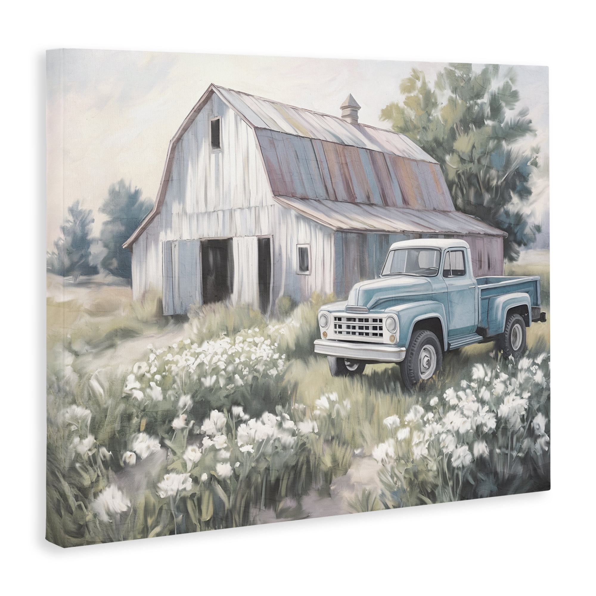 Stupell Industries Pastoral Farm Dreams Canvas Wall Art, design by Kim Allen