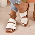 thumbnail image 4 of Mostsola Slippers for Women Lightweight Soft Slide Sandals Casual Flats Summer Beach Shoes, 4 of 6