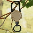 thumbnail image 3 of Magnetic Carabiner Keychain Outdoor Camping Climbing Snap Clip Lock Buckle Hook Retention Rope Black, 3 of 8