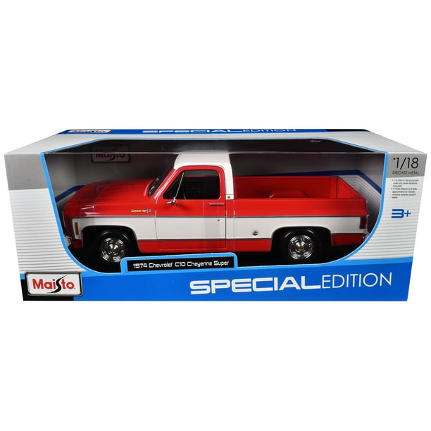 Maisto 1/18 Scale 1974 Chevrolet C10 Cheyenne Super Pickup Truck