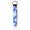 Navy, variant on Aura Snowflakes Wristlet Key Chain