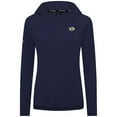thumbnail image 2 of Women's Levelwear Navy Nashville Predators Raven Insignia Core Quarter-Zip Jacket, 2 of 3