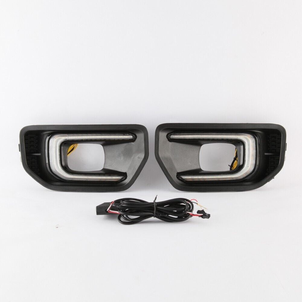 Woudy LED Daytime Running Fog Light Turn Signal Lamp DRL for Ford Ranger 2022 2023
