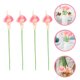 thumbnail image 1 of TEHAUX 4Ud Flores Artificiales Rosa Para Exterior Y Arreglo Floral, 1 of 8