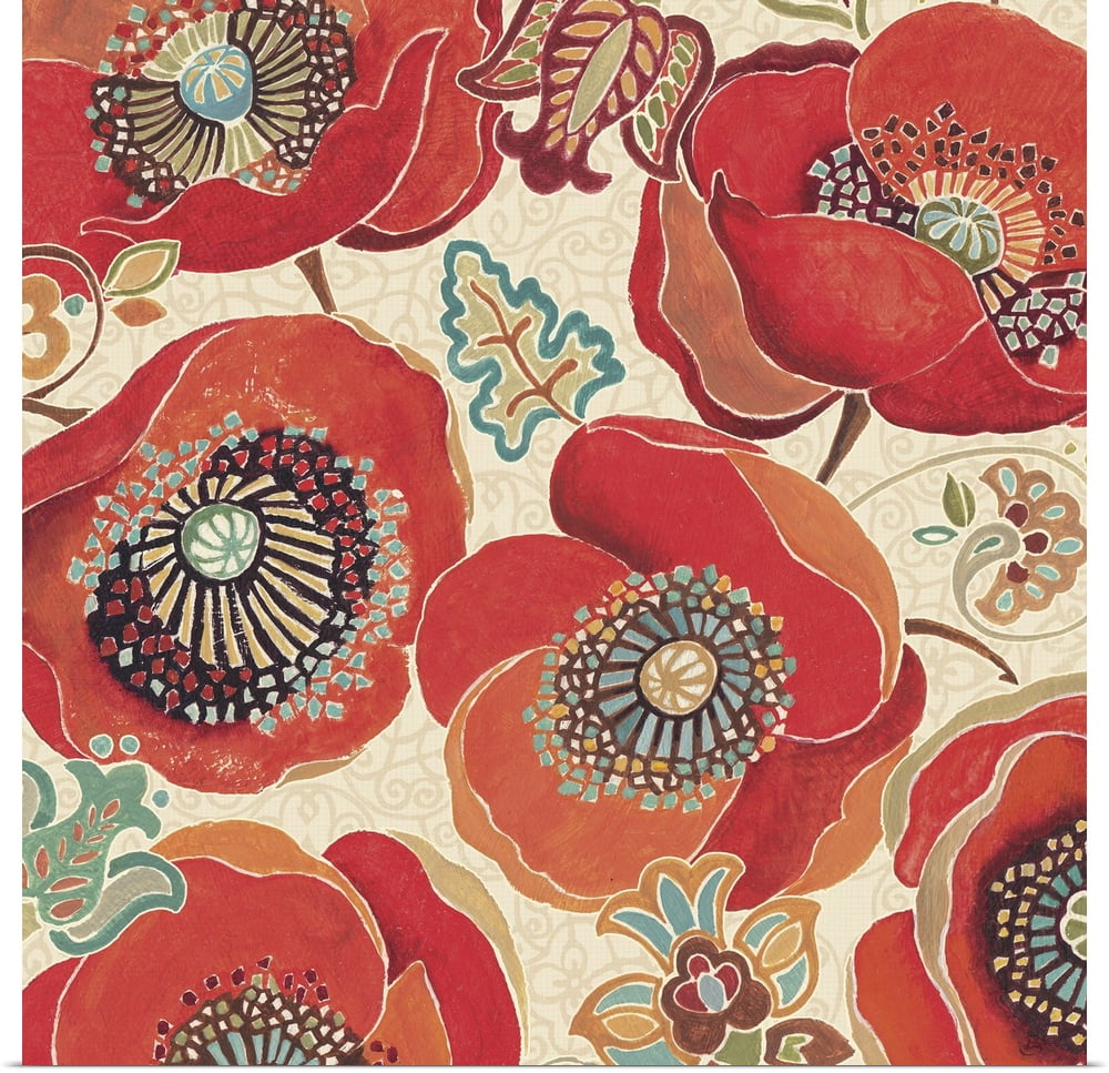 Great BIG Canvas Rolled Poster Print entitled Moroccan Red Walmart