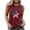Wine, variant on Onlywo Blouses for Women Plus Size, Independence Day Tops For Women Casual Sleeveless Round Neck Loose T Shirt Trendy Comfortable Tank Top Blouse
