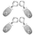 thumbnail image 6 of Hemobllo 4-Pack Stainless Steel Rope Pulley System for Industrial and Home Use, Compact Washing Line Pulley, 6 of 8