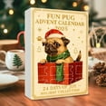 thumbnail image 6 of Elainilye Dog Christmas Advent Calendar 24-Day Countdown Decoration Set for Christmas Tree Fireplace Home Decor, 6 of 6