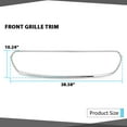 thumbnail image 4 of Chrome Grille Trim Front Grille Trim Fit For 17-20 Mercedes Benz E350 MB1202106, 4 of 10