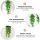 thumbnail image 3 of BESTYASH 2Ud Rattan Artificial Verde Para De Pared Y Con Material Premium, 3 of 8