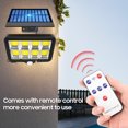 thumbnail image 2 of Outdoor Wall-Mounted COB LED Lamp Solar Powered Motion Sensor Lights Motion-Activated Lighting Waterproof Street Lamp with Remote Control for Yard Garden Pathway, 2 of 8