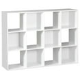 thumbnail image 5 of YOSITiuu 12 Cube Storage Shelf Organizer Bookshelf with Open Back Closet Cabinet, DIY Plastic Modular Book Shelf for Organizing Closet Bins, 5 of 7