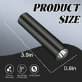 thumbnail image 7 of HIBIBUD 3.9" Mini Flashlight, Keychain Flashlight, USB Rechargeable 5W Black Light for Hiking, 7 of 7