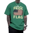 thumbnail image 2 of Ankishi This Is My Pride Flag American T-Shirt Patriotic Men's Short Sleeve Crewneck Tee Shirt Fashion Clothes for Travel, 2 of 7