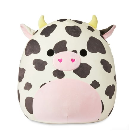 Squishmallows Official Plush 16 inch Black And White Cow - Child's Ultra Soft Stuffed Plush Toy