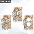 thumbnail image 7 of Yayeee Duplex Wall Plate 1-Gang 4.5"x2.7" Home Receptacle Light Switch Decorative Outlet Cover, Forest Pattern, 7 of 7