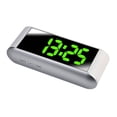 thumbnail image 3 of Speravity Despertador Reloj electrónico digital multifunción 12H 24H Pantalla LED Decoración para el hogar Espejo Alarma con temperatura Artesanía Luz verde Luz verde Speravity GJ2550-04B, 3 of 6