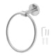 thumbnail image 1 of Toallero de acero inoxidable montado en la pared, soporte de toalla de mano moderno para ahorro de espacio, para baño y cocina, 1 of 10