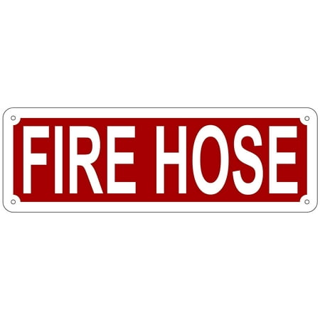 

Fire Hose sign (Aluminium Reflective Signs RED 4x12)