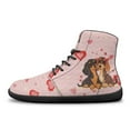 thumbnail image 5 of Wismoutput Dachshund Love Heart Printed Barefoot Shoes Gift for Girlfriend Wife Skin-Friendly Casual shoes Size 6-13.5, 5 of 7