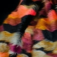 thumbnail image 2 of Plutus 60" x 84" Exotic Parrot Faux Fur Luxury Throw Blanket in Black, 2 of 4