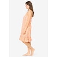 thumbnail image 3 of Dreams & Co. Plus Size Sleeveless Knit Chemise Sleepshirt, 3 of 6