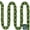 Warm White, variant on 14.8 FT Artificial Christmas Garland, 50 Pre-Lit LED Mini String Lights Battery Operated Xmas Garland for Home Stair Railing Indoor Christmas Ornament Decorations (Multi-Colored)