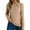 506_Beige, variant on Underscrub Long Sleeve Women Springs Y2K Tops Crewneck Soft Undershirts For Women Basic Women's Clothing Beige