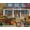 Autumn's Yard Sale, variant on Springbok 1000 Piece Lakeside Fall Retreat Jigsaw Puzzle for Adults  - Made in USA