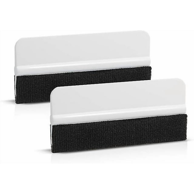 2 PCS with Fiber Edge for Car Vinyl Wrapping, Durable Window Film Squeegee, Squeegee Decal Sticker