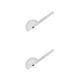 thumbnail image 1 of Eigraketly Transportador de 180 °, herramientas de medición giratorias universales para trabajadores de carpintería, dispositivo de herramienta 140 mm 2Conjunto, 1 of 6