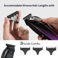 thumbnail image 3 of SUPRENT Pro Professional Hair Clipper for Men Barber Hair Trimmer, Cordless Rechargeable Purple DIY, 3 of 8
