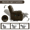 thumbnail image 5 of Bonzy Home Recliner Chairs with Massage and Heat Overstuffed Fabric Metal frame Manual Reclining Chair Sofa for Living Room, 5 of 7