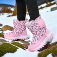 thumbnail image 2 of Otqutp Kids 𝗦now Boots Boy's Girl's Waterproof Cold Weather Classic Camouflage Booties Winter Outdoor Hiking Thicken Shoes, 2 of 8