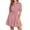 Wine, variant on Kezqiaxn Button Down Dress for Women Summer Striped Drawstring Short Sleeve Collared Summer Dresses Fashion Clothing