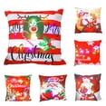 thumbnail image 3 of Fundas de almohada navideñas de lujo con luces LED, funda de almohada con luz navideña de 18x18 pulgadas, decoración para el hogar, sala de estar y dormitorio, 3 of 4