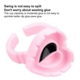 thumbnail image 2 of Smart Glue Cups Lash Glue Holder Ring Cup100Pcs/Bag Glue Cups Love Heart Shape Multi-use Disposable Eyelash Extension Glue Holder Makeup Tool (Pink), 2 of 5