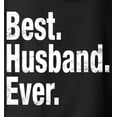 thumbnail image 2 of Mens Best Husband Ever Hoodie Funny Sweatshirt Gift for Groom Cool Humor Black M, 2 of 4