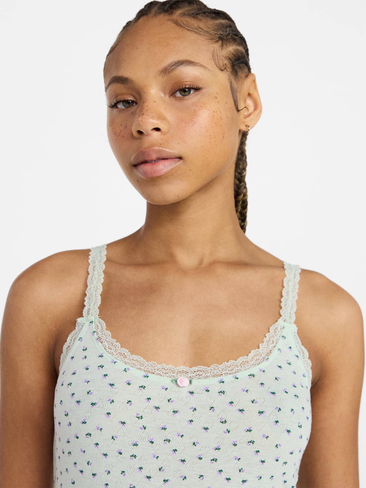 No Boundaries Sleep Pointelle Slip, Women's XXS-3X
