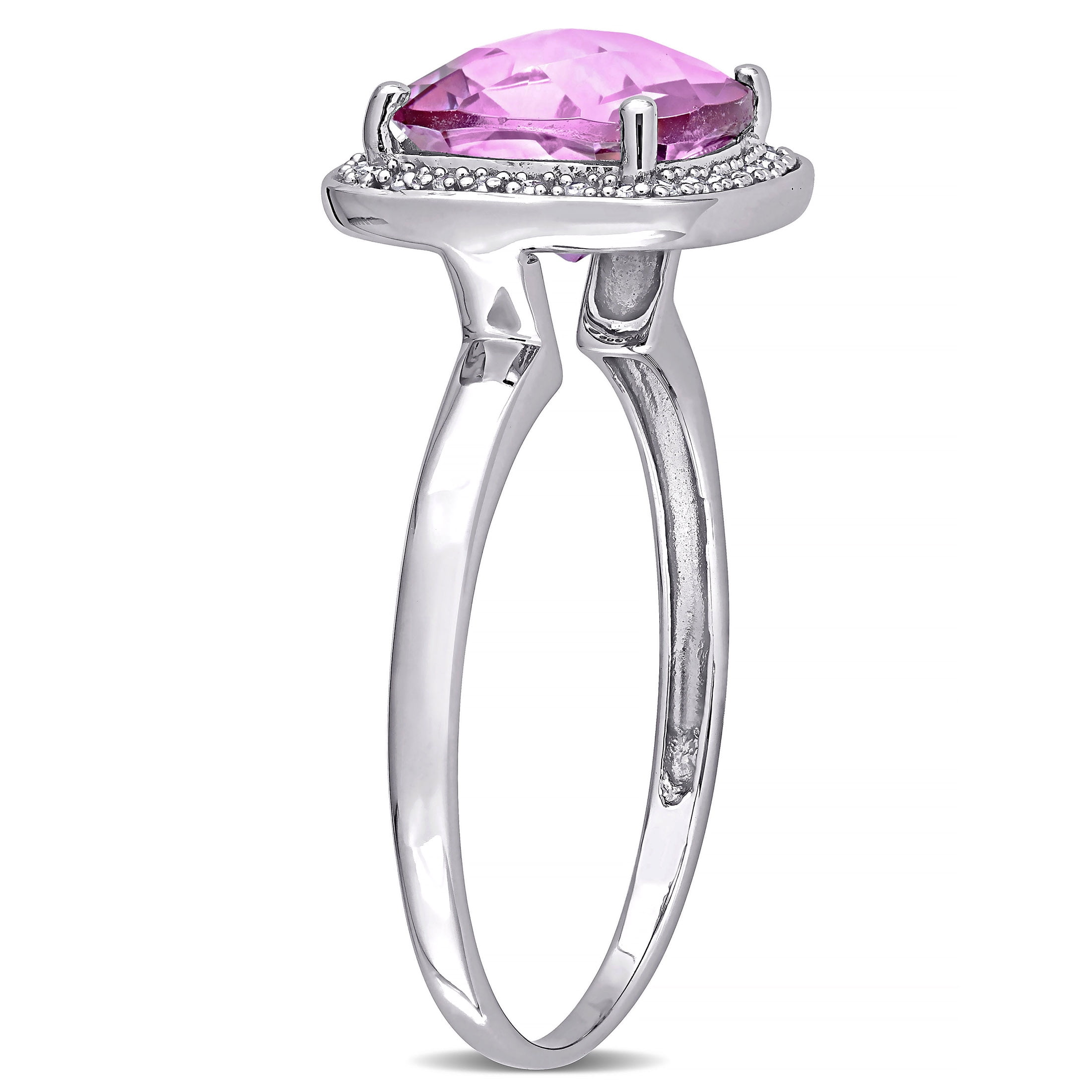 Everly Women's Topaz 10K White Gold Engagement Ring