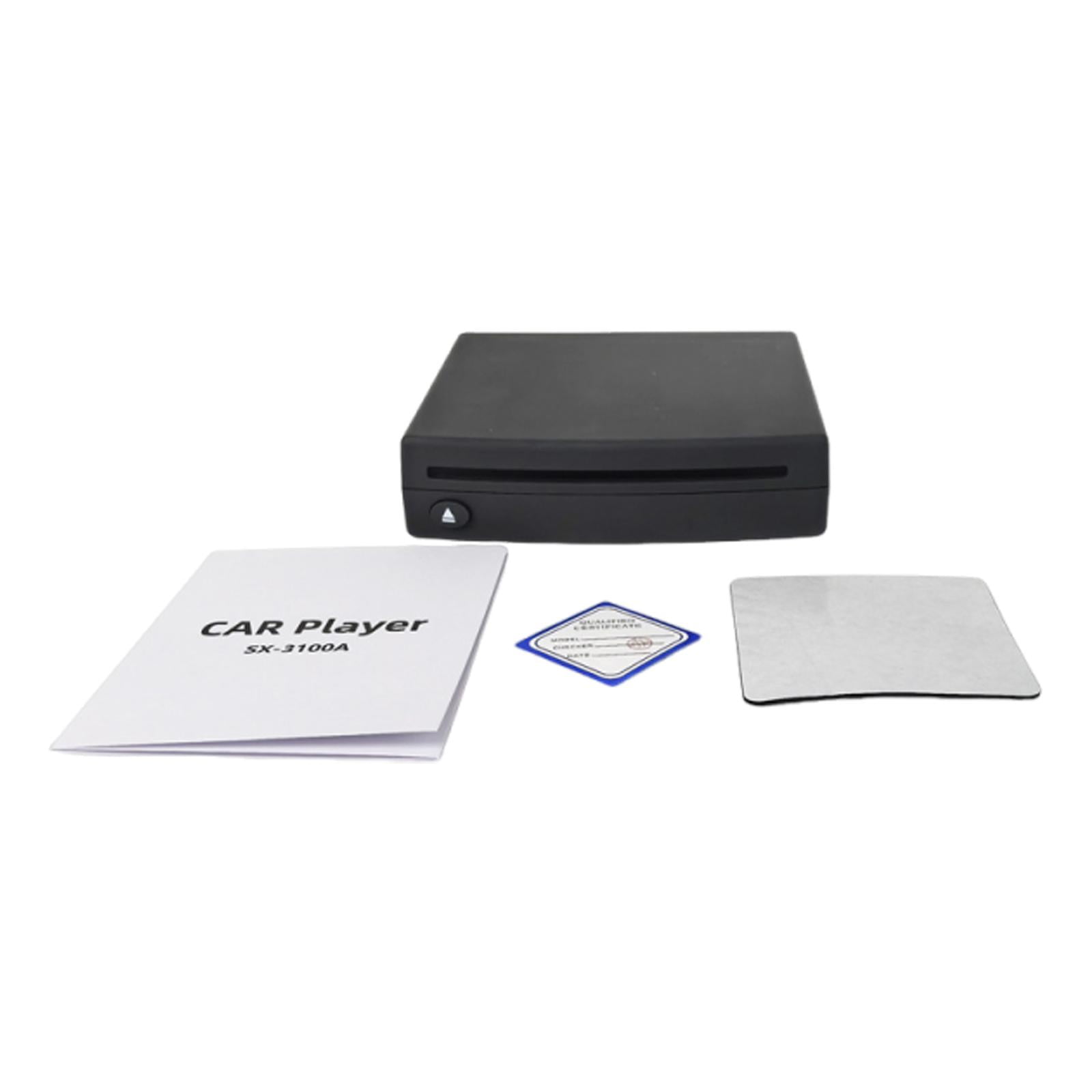 LeeQinersw Generic Vehicle DVD CD Player External 14.5x14.5x3.6cm Compact Plug and Play