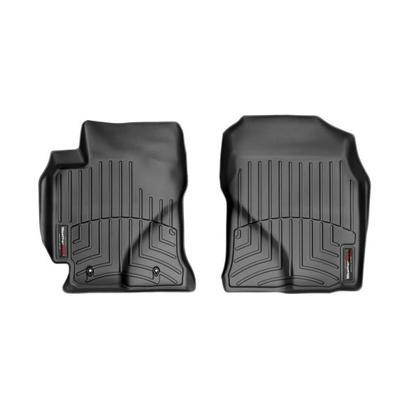 WeatherTech Custom Fit FloorLiners compatible with 2003-2008 Toyota Corolla - 1st Row (Driver & Passenger), Black