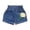 Blue10, variant on Plebaso Boys Girls Denim Shorts Elastic Waist Kids Jean Shorts Toddler Summer Pull on Shorts with Pockets