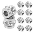 thumbnail image 4 of SHISUYAN 10pcs Jewelry Making Beads with Hole and Rhinestone for DIY Bracelets and Charms, 4 of 9
