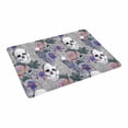 thumbnail image 2 of MKHERT Halloween Watercolor Gothic Floral Paisley Flowers Skull and Raven Doormat Rug Home Decor Floor Mat Bath Mat 23.6x15.7 inch, 2 of 3