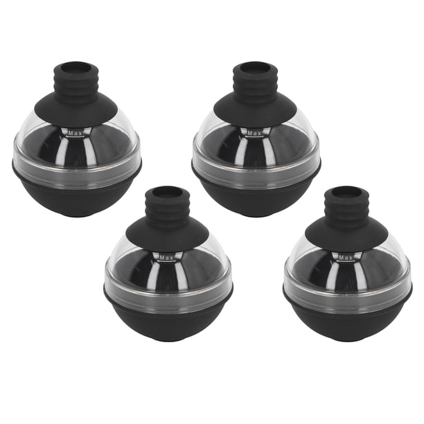 Molde De Bola De Hielo, Cubitos De Hielo Redondos Fáciles De Limpiar, Silicona Multifuncional De 4 Piezas Para Barra Casera